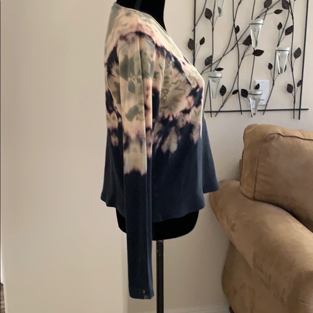 Candy Did It! VTG Gap Reverse Tye Dye Long Sleeve Tee Shirt Sz M - Picture 4 of 11